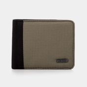 Billetera para caballero Life Style, verde oscuro con negra