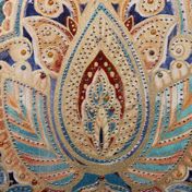 Cuadro decorativo de 80 x 60 cm mano de fatima multicolor