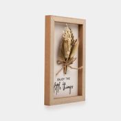 Cuadro decorativo de 21.5 cm hoja con espiga