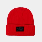 Gorro "We are ready" de 21 cm, rojo