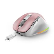 Mouse inalámbrico Genius ERGO 9000S Pro, rosado