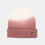 Gorro degrade de 23 cm, rosado con blanco