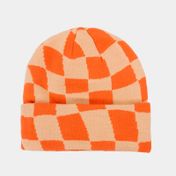 Gorro a cuadros de 21 cm, naranja
