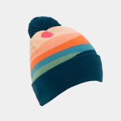Gorro multicolor de 26 cm con pompón