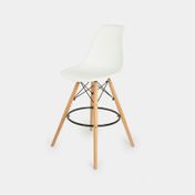 Silla bar Toledo blanca