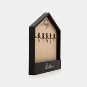 Soporte para llaves casa con 6 ganchos