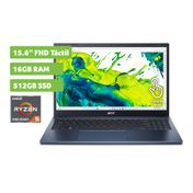 Portátil Acer Aspire 3 A315-24PT AMD Ryzen 5, 15.6" FHD, RAM 16 GB, 512 GB SSD, Windows 11, azul