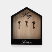 Soporte para llaves casa con 3 ganchos