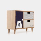 Organizador de 25 x 30 cm con 2 cajones