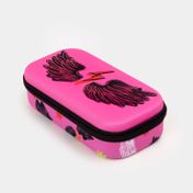 Portalápiz sencillo alas, rosado