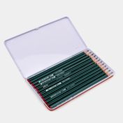 Set de lápices para dibujo x 12 unidades con estuche
