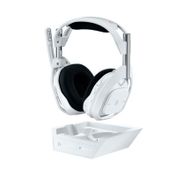 Audífonos inalámbricos gaming blancos Logitech Astro A50X + base para PS, Xbox, PC