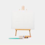 Kit de pintura por números con caballete, diseño Birthday