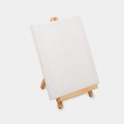 Kit de pintura por números con caballete, diseño de oso y fresas