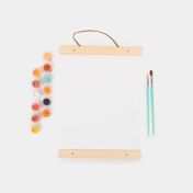 Kit de pintura por números con marco, diseño de león