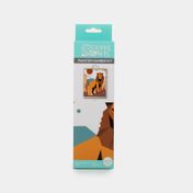 Kit de pintura por números con marco, diseño de león