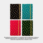 Libreta ejecutiva puntos dorados (surtido)