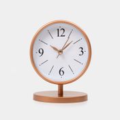 Reloj de mesa oro rosa de 15 x 10.5 cm