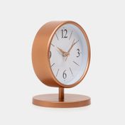Reloj de mesa oro rosa de 15 x 10.5 cm