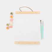 Kit de pintura por números con marco, diseño de flores