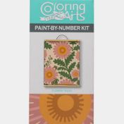 Kit de pintura por números con marco, diseño de flores
