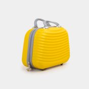 Neceser líneas amarillo de 24 x 32 cm