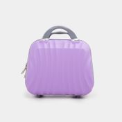Neceser líneas morado de 25 x 31 cm