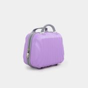 Neceser líneas morado de 25 x 31 cm