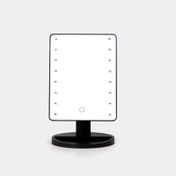 Espejo de mesa 26.5 x 17.4 cm con base organizadora y luz