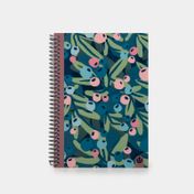 Cuaderno A5 argollado rayado de 80 hojas