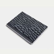 Cuaderno A5 argollado rayado de 80 hojas, diseño de edificios