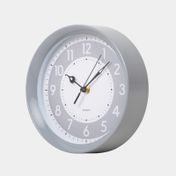 Reloj de pared gris de 20 cm