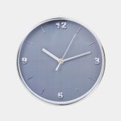 Reloj de pared gris de 20 cm