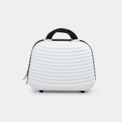 Neceser líneas blanco de 24 x 32 cm
