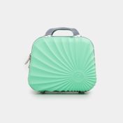 Neceser espiral verde menta de 24.5 x 30 cm