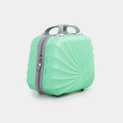 Neceser espiral verde menta de 24.5 x 30 cm