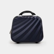 Neceser líneas azul oscuro de 25 x 31 cm