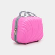 Neceser ondas rosado de 24 x 30 cm