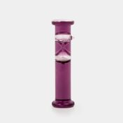 Reloj de arena encapsulado morado de 2 minutos