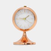 Reloj despertador oro rosa de 13.5 x 8.5 cm