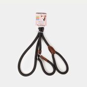 Correa ajustable para perro 165 cm negra