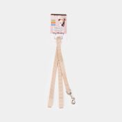 Correa para perro 120 x 1.5 cm beige