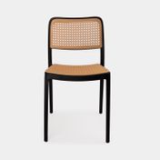 Silla fija havana negra malla
