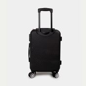 Maleta de viaje con ruedas de 24", negra
