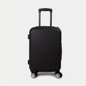Maleta de viaje con ruedas de 24", negra