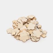 Figura de MDF para bricolaje flores x 60 piezas