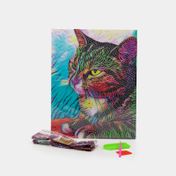 Kit de pintura de diamantes diseño de gato