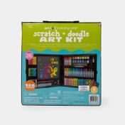 Set de arte Scratch Kit x 126 piezas con estuche