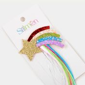 Pinza para cabello con estrella fugaz y mechón