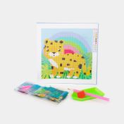Kit de pintura de diamantes leopardo